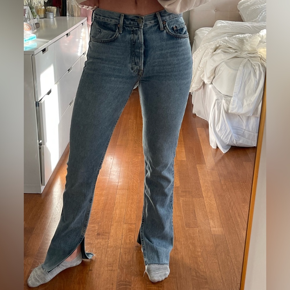 GRLDFRND Addison High-Rise Split Boot Jean - Picture 3 of 7